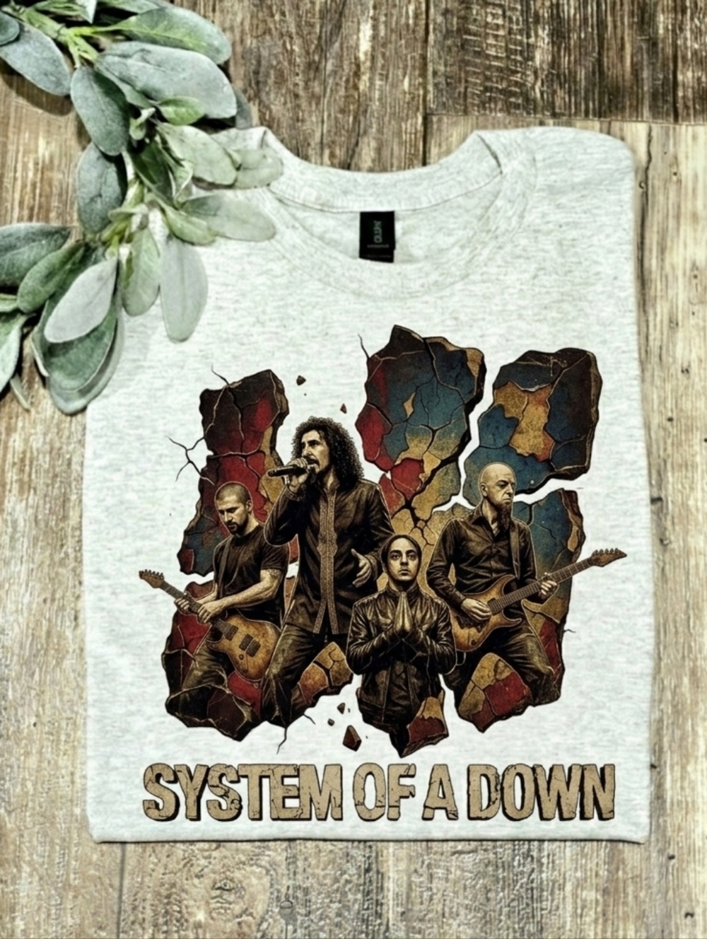 System Of A Down Shirt Rock Music Popular Band Tee